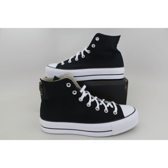 Women's CTAS Platform High Black 560845C - Picture 4 of 8